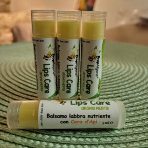 PropAlgene Lips Care Menta - Balsamo Labbra con Cera d'Api purissima e Vit. E